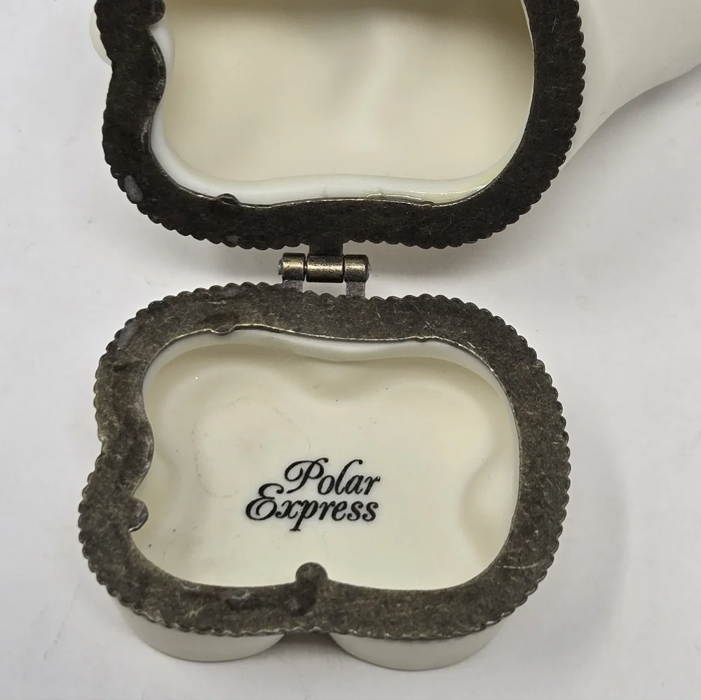 VINTAGE DEPARTMENT 56 SNOWBABIES HINGE SMALL TRINKET BOX SET OF 3 COLLECTIBLE
